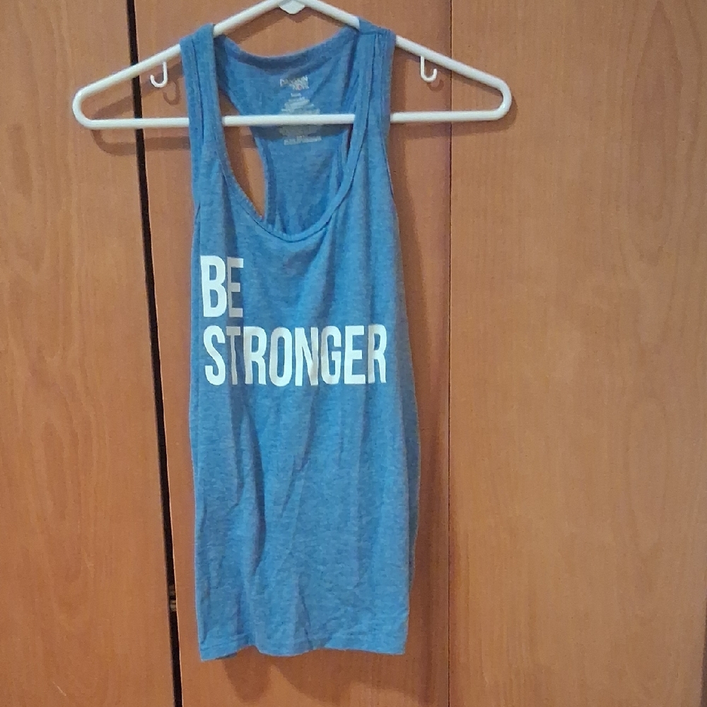 Danskin Blue 'Be Stronger' Tank Top